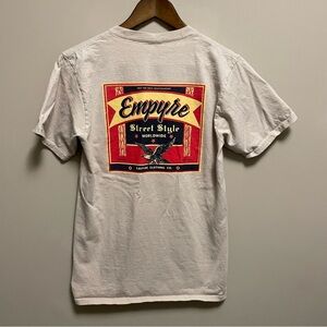 Empyre Street Style Graphic Print Cotton Sand Tan Coloured Tee Men’s Small